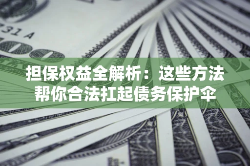 武汉担保权益全解析：这些方法帮你合法扛起债务保护伞