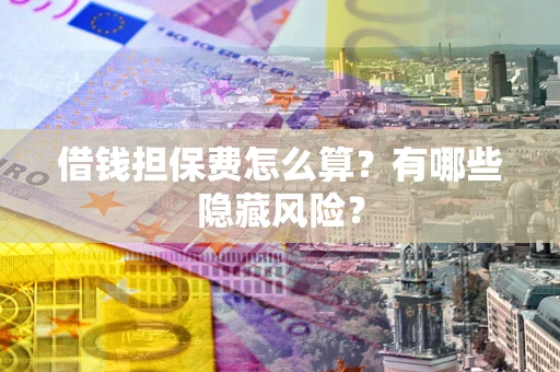 武汉借钱担保费怎么算？有哪些隐藏风险？