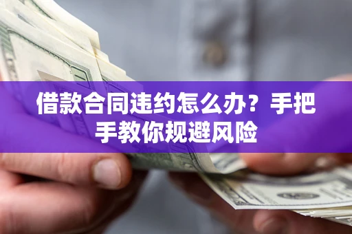 武汉借款合同违约怎么办？手把手教你规避风险