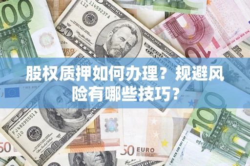 武汉股权质押如何办理？规避风险有哪些技巧？
