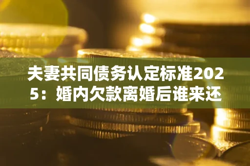 武汉夫妻共同债务认定标准2025:婚内欠款离婚后谁来还? 武汉夫妻共同债务认定标准2025:婚内欠款离婚后谁来还?