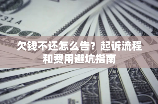 武汉欠钱不还怎么告?起诉流程和费用避坑指南 武汉欠钱不还怎么告?起诉流程和费用避坑指南