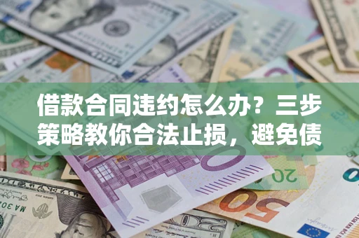 武汉借款合同违约怎么办？三步策略教你合法止损，避免债务危机升级