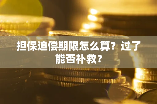 武汉担保追偿期限怎么算？过了能否补救？