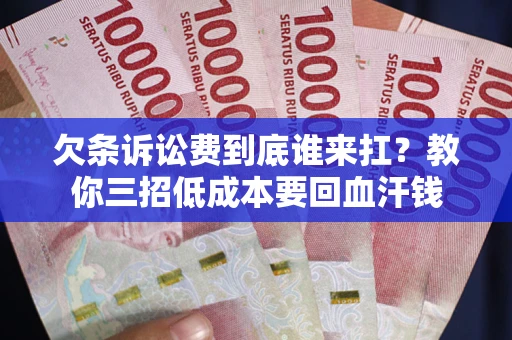 武汉欠条诉讼费到底谁来扛？教你三招低成本要回血汗钱